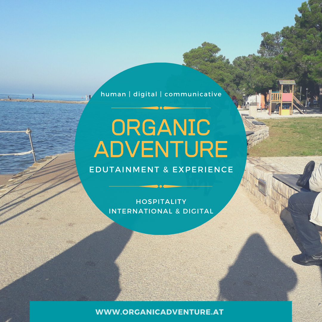impression and slogan of organic adventure